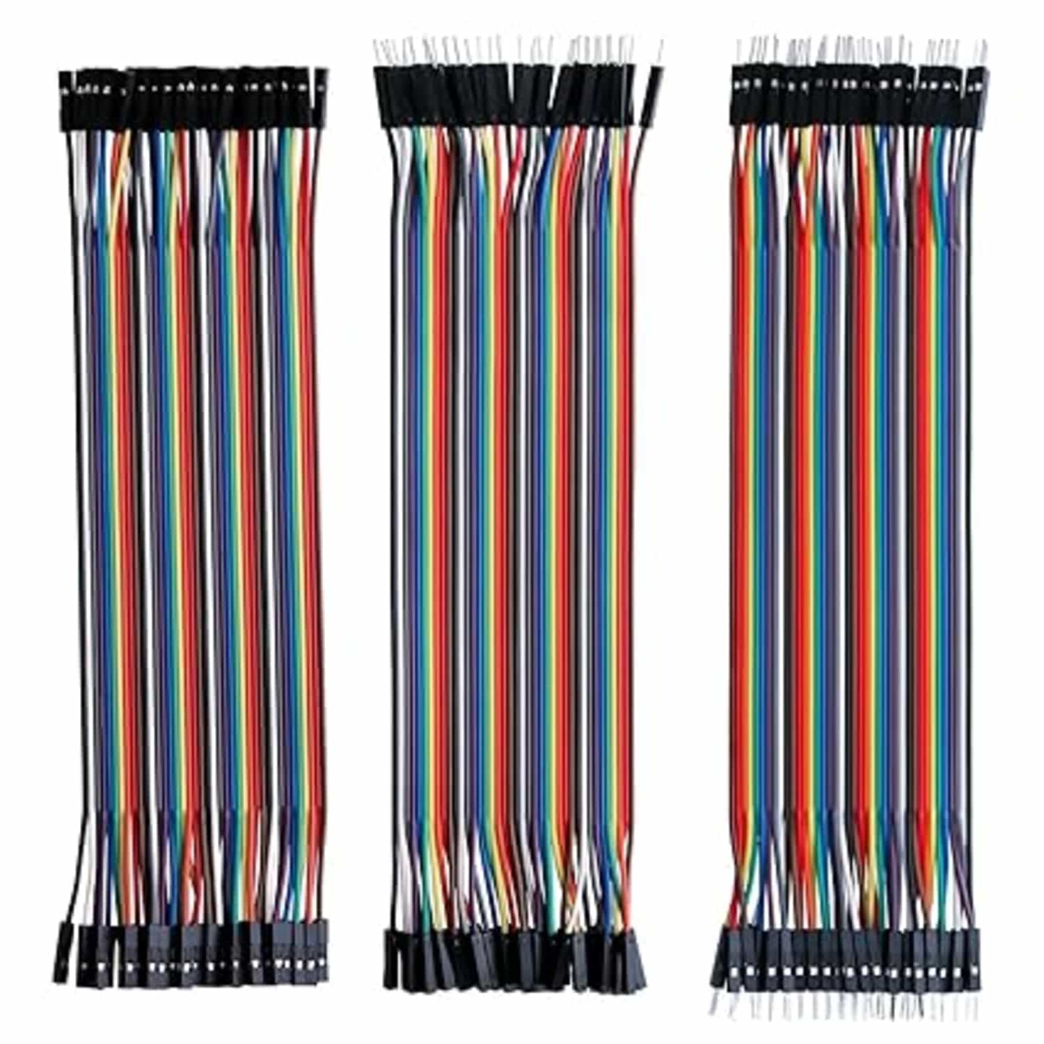 Elegoo jumperdraden, 40x20 cm, 28 AWG, voor Arduino (set van 3)
