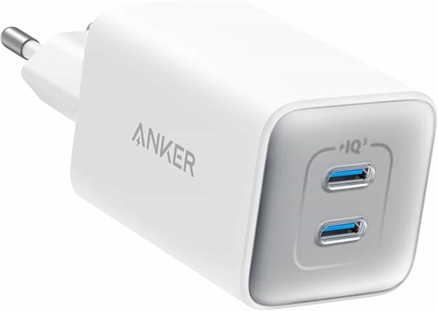 Anker USB-C Oplader 47W Nano 3 met 2 Poorten GaN Snellader voor iPhone, Galaxy, Pixel