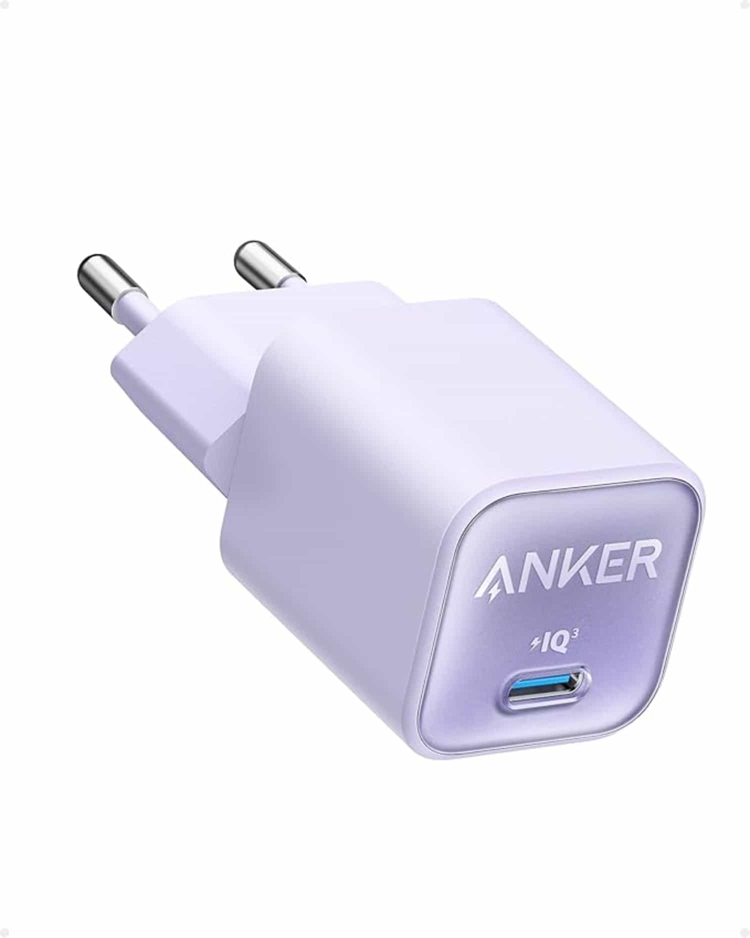 Anker Nano 3 GaN USB-C Oplader 30W (511) met PIQ 3.0 PPS voor iPhone 15/14